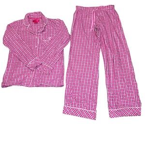 Victoria's Secret Pink Plaid Pajama Set woman’s XS